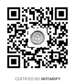 QR Code certificazione Notarify