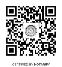 QR Code certificazione Notarify