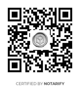 QR Code certificazione Notarify