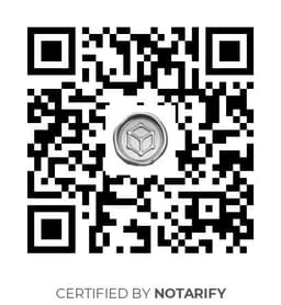 QR Code certificazione Notarify