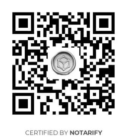 QR Code certificazione Notarify