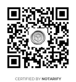 QR Code certificazione Notarify