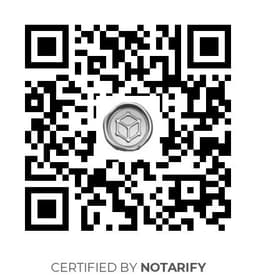 QR Code certificazione Notarify