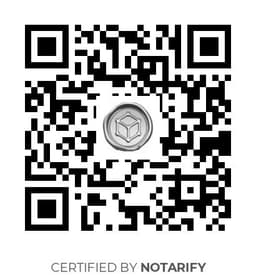 QR Code certificazione Notarify