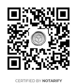 QR Code certificazione Notarify