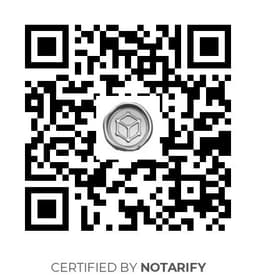 QR Code certificazione Notarify