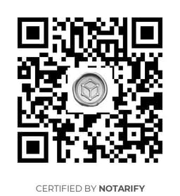 QR Code certificazione Notarify
