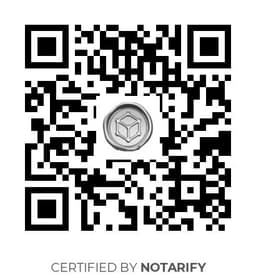 QR Code certificazione Notarify