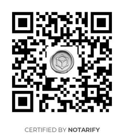 QR Code certificazione Notarify