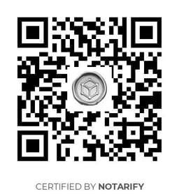 QR Code certificazione Notarify