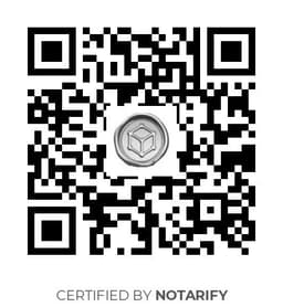 QR Code certificazione Notarify