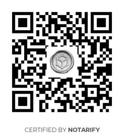 QR Code certificazione Notarify