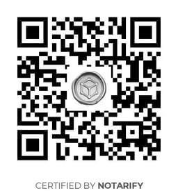QR Code certificazione Notarify