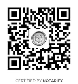 QR Code certificazione Notarify