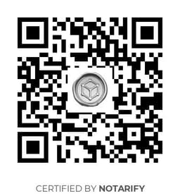 QR Code certificazione Notarify