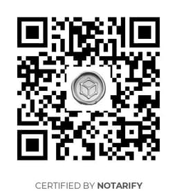 QR Code certificazione Notarify