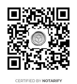 QR Code certificazione Notarify