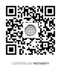 QR Code certificazione Notarify