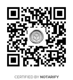 QR Code certificazione Notarify