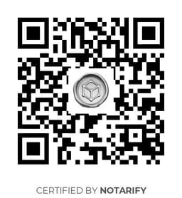QR Code certificazione Notarify
