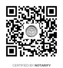 QR Code certificazione Notarify
