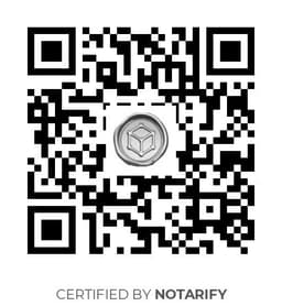 QR Code certificazione Notarify