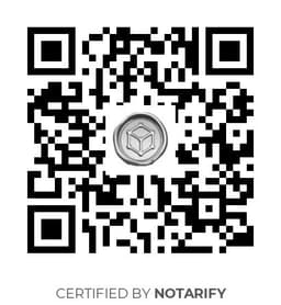 QR Code certificazione Notarify