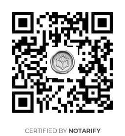 QR Code certificazione Notarify