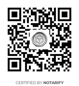 QR Code certificazione Notarify