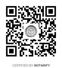 QR Code certificazione Notarify