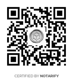 QR Code certificazione Notarify