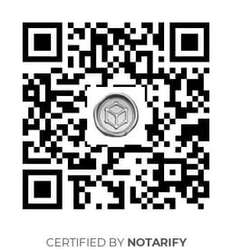 QR Code certificazione Notarify