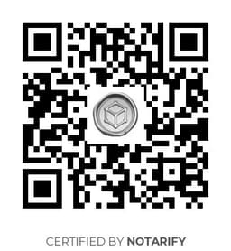 QR Code certificazione Notarify