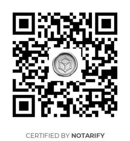 QR Code certificazione Notarify