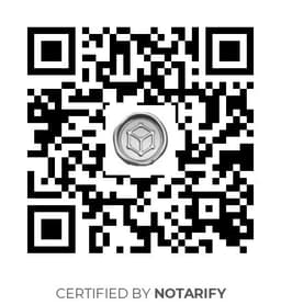 QR Code certificazione Notarify