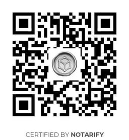 QR Code certificazione Notarify