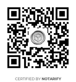 QR Code certificazione Notarify