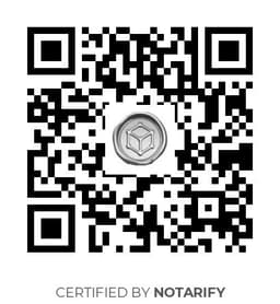 QR Code certificazione Notarify