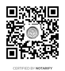 QR Code certificazione Notarify