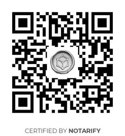 QR Code certificazione Notarify