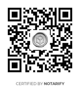 QR Code certificazione Notarify