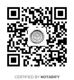 QR Code certificazione Notarify