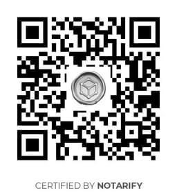 QR Code certificazione Notarify