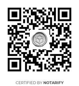 QR Code certificazione Notarify