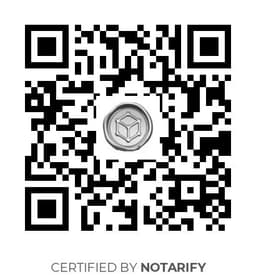 QR Code certificazione Notarify