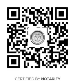 QR Code certificazione Notarify