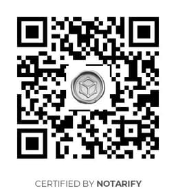 QR Code certificazione Notarify
