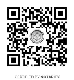 QR Code certificazione Notarify