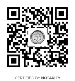 QR Code certificazione Notarify
