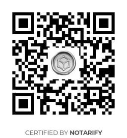 QR Code certificazione Notarify